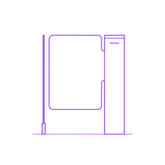 Buildings Turnstiles Swing Gate Single Sketch Svg Vector, Free Vectors File